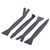 Hyper Tough 4-Piece NYLON PRY BAR SET: STRAIGHT & OFFSET, V-NOTCH, WEDGE, STRAIGHT Trim Removal Tool