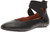 Bernie Mev Women's Monica Ballet Flat, Black Leather, 38 EU/7.5 M US