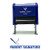 PARENT SIGNATURE Teacher Self Inking Rubber Stamp (Blue Ink) - Large