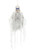 Hanging Skeleton with Blue Lights Outdoor & Indoor Decoration, Light-Up Eyes Battery Operated Flying Porch Display