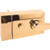 Defender Security U 9968 Night Latch and Locking Cylinder, Polished Brass, Contemporary