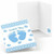 Big Dot of Happiness Baby Feet Blue - Baby Shower Thank You Cards (8 Count)