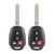 Key Fob Remote Replacement Fits for 2014-2016 Toyota Camry / 2013-2015 Rav4 / 2014-2016 Corolla (HYQ12BDM, HYQ12BEL) with H Chip (Pack of 2)