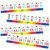 20 Pcs Rainbow Number Line Bulletin Board Set Math Classes Number Line for Classroom Wall Rainbow Number Line Bulletin Board for Students -100 to 100 Classroom Decoration Set for School