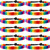 WINGACE Rainbow LGBT Pride Bracelet Handmade Braided Friendship String Bracelet Adjustable Lesbian Gay Pride Bracelet LGBTQ Wristband (12 Pieces) (1)