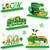5 Pcs St. Patrick's Day Table Decorations St. Patrick Lucky Table Sign Shamrocks Green Truck Leprechaun Table Ornaments Wooden St. Patrick Table Centerpiece for St Patrick's Day Home Party Decor