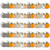 40 Pieces Pumpkin Bulletin Board Borders Fall Bulletin Border Decorations Halloween Bulletin Board Borders Fall Classroom Decorations for Halloween Thanksgiving Home Sweet Classroom (Simple Style)