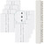 Permanent Alphabet Tabs A-Z Tabs Indexes Self Adhesive Page Tabs Small Tabs for Notebooks Letter Tabs Plastic Alphabetical File Dividers Sticky Letters Alphabet Tabs for School Office (208 Pieces)