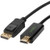 DisplayPort to HDMI HDTV Cable 10 feet, UVOOI Display Port (DP) to HDMI Cable Male to Male Adapter 1080P Support Video and Audio Compatible with DELL, HP, ASUS, ETC - Gold-Plated
