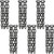 Restroma 6 Pack 6 Feet Halloween Chains Props Plastic Chains Props Fake Link Prison Chain for Halloween Home Yard Party Decoration
