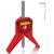 Enhon Pipe Center Finder, Pipe Marker Centering Tool with Centering Head, Pipefitter Tools to Measure Pipe Diameter 0.5" and Up, 4" Y Type Head with Adjustable Dial Bubble Protractor, Red