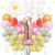 Cheerdecor Boho 1st Birthday Decorations - 16PCS Groovy 1st Birthday Balloons Boho Daisy Balloon Decorations Star Daisy Balloon Set Pink Orange One Groovy Balloons Birthday Decorations Supplies Girls