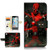 (For iPhone 5 5S / iPhone SE ) Flip Wallet Style Case Cover, Shock Protection Design with Screen Protector - B31004 Super Hero Deadpool