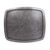Western Plain Rectangular Hammered Vintage Belt Buckle, Antic Silver