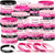 Yaomiao 200 Pieces Breast Cancer Awareness Bracelets Breast Cancer Silicone Wristbands Pink Ribbon Bracelets for Strength Hope Faith Courage Party Wristband Supplies
