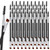 50 Pieces Eyebrow Brush for Makeup Brow Brush Flat Double Angled Eyelash Brush Spoolie Brush for Thin Precision Application Blending of Eye Brow Powders
