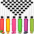 Dandat 50 Pcs 12 oz Clear Plastic Juice Bottles with Caps Reusable Beverage Bottles with Lids Empty Drink Containers Sensory Bottles for Juicing Milk Smoothie Water Tea Liquid Fridge Storage Take Out