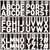 232 Pcs 24 Sheets Large Letter Stickers 2.5 Inch Alphabet Letter Stickers Self Adhesive Letters Stickers for Bulletin Board Classroom Mailbox Window Door Home Decor (White)