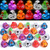 Jerify 2 Inch Glow in Dark Halloween Rubber Duck Assorted Mini Duckies in Bulk Ducky Party Supplies for Bath Pool Boys Girls Trick or Treat Goodie Bag Fillers, Halloween Themed Glowing Toys(24 Pcs)