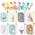 Colarr 240 Pcs Pun Inspirational Animals Mini Journals Cute Cartoon Gel Ink Pens Set Fun Pens Motivational Mini Notebooks Small Pocket Notepads for Students Back to School Gifts from Teacher