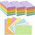 2100 Pcs Ruled Index Cards Assorted Color Note Cards Colored Flashcards School Supplies Notecards Lined Flash Cards for Studying Home School Office Supplies (Light Color, 4 x 6 Inch)