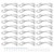 24 Pcs Light Bulb Socket 8.2Ft Extension Hanging Lantern Cord Cable Lamp Cord with Switch E26/E27 Pendant Light Socket for Kitchen Bedroom Restaurant