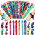 48 Pieces Snake Snap Bracelets Snake Slap Bracelet Animal Slap Bracelets Birthday Party Favors Stuffed Snap Bands for Boys Girls Kids Birthday Party Supplies
