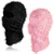 2 Pack Distressed Balaclava Ski Mask Full Face Knitted Balaclava Windproof Cool Ski Mask for Cold Weather (Black, Pink) 2 Pack Distressed Balaclava Ski Mask Full Face Knitted Balaclava Windproof Cool Ski Mask for Cold Weather (Black, Pink)