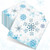 PerKoop 200 Pcs Christmas Paper Napkins Snowflake Napkins Winter Snow Theme Disposable Hand Towel Decorative Dinner Guest Napkins for Xmas Winter Holiday Party Supplies (5 x 5 Inch) PerKoop 200 Pcs Christmas Paper Napkins Snowflake Napkins Winter Snow Theme Disposable Hand Towel Decorative Dinner Guest Napkins for Xmas Winter Holiday Party Supplies (5 x 5 Inch)