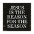 Decorative Wood Pallet Sign Plaque Jesus Is The Reason for The Season Classic Style Wood Wall Pediment Rustic Wood Wall Hanging Door Sign Door Hanger Plaque Wall Hanging Decorations for Garden Indoors