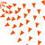 32Ft Orange White Triangle Flag Fabric Banner Pennant Garland Bunting Streamers for Fall Decor Autumn Wedding Birthday Party Thanksgiving Day Graduation Home Nursery Outdoor Garden Hanging Decoration 32Ft Orange White Triangle Flag Fabric Banner Pennant Garland Bunting Streamers for Fall Decor Autumn Wedding Birthday Party Thanksgiving Day Graduation Home Nursery Outdoor Garden Hanging Decoration