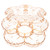 Cabilock Fruit Tray Compartment Serving Trays for Food Glass Snack Serving Tray with Lid Decorative Appetizer Tray Serving Plates Round Dishes for Dried Fruits Nuts Candies Fruits Dry Fruit Tray