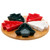 BESTOYARD 1 Set Christmas tree fruit plate desktop accessories snack trays christmas candy dessert bowl tree shaped serving tray Appetizer plate ceramics snack plate desktop candy tray tasty