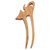 FOMIYES 2pcs Hairpin japanese chopsticks hair cape japanese hair pin carved hair stick Clips Barrettes for Hair Bun Double Prong Hair Pin wood hair forks cat hair fork wooden hair pin disc