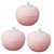 BESTOYARD 3pcs Apple shaped dried fruit plate salad plate fruit tray with lid christmas candy dish snacks bowl containers for fruit snack container for plastic aldult snack bowl