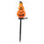 NOLITOY 4pcs Solar Decorative Lights Solar Halloween Pumpkin Light Solar Driveway Lights Light up Pumpkin Stakes Halloween Garden Decoration Insert into The Ground Wood Pile Plastic