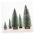 BESTOYARD Mini Christmas Tree Artificial Christmas Tree Tabletop Xmas Tree Sisal Bottle Brush Trees Desktop Decor Simulation Christmas Trees Wooden Ornaments Wooden Small Christmas Tree