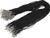 2.0mm Black Soft Satin Silk Necklace Cord with Lobster Clasp 2"inch Extended Chain (20Pcs, 24 Inch)