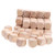 SEWACC 10pcs Six Sided Dice Wooden Alphabet Puzzle Wooden Chess Board DIY Craft Blocks Blanks for Crafting Wood Blocks Dice Unfinished Wood Cubes Blank Wooden Cubes Blank Blocks Charm