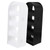 BESTOYARD 2pcs Folding Jewelry Display Rack earring hanger bracelets display earring holder stand corner shelf stand Hanging Jewelry Organizer jewelry rack white storage bag earrings