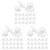SEWACC 300 pcs Decorative Buttons Shirt Buttons Button up for Men Mens Chef Jacket Button Suits Sewing Button Half Domed Button Buttons for Clothing Convenient Chef Buttons Piece Food Man