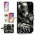 (For iPhone X) Flip Wallet Style Case Cover, Shock Protection Design with Screen Protector - B31067 Super Hero Batman