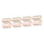 Healifty 192 Pcs flower paper plate dessert plates disposable pink suit disposable dinnerware birthday plates paper dessert plate first birthday paper flower plate party dinnerware flowers
