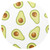 Avocado Placemats Washable Round Placemats for Dining Table Place Mats Table Mats for Kitchen Heat Resistant Placemats for Dining Room Kitchen Table Home Patio Decor Placemats Mat