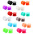 Stuppendux 24PCS Pure Color Solid Hard Silicone Ear Tunnels Gauges Plugs Stretchers Expander Double Flared Flesh Tunnels Ear Piercing Jewelry 0G 8MM
