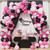 Enanal Hot Pink Balloon Garland Arch Kit, Hot Pink and Black Balloons with Bow Foil Balloons for Princess Theme Party Supplies Girls Birthday Baby Shower Bridal Shower Decorations (pink) Enanal Hot Pink Balloon Garland Arch Kit, Hot Pink and Black Balloons with Bow Foil Balloons for Princess Theme Party Supplies Girls Birthday Baby Shower Bridal Shower Decorations (pink)