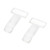 nEWXIANTay Car Parking Ticket Clip Transparent Adhesive Auto Windshield Parking Permits Invoice Holder 2PCS Parking Gadget