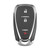 X AUTOHAUX 3 Button Car Keyless Entry Remote Control Replacement Key Fob Proximity Smart Fob HYQ4AA for Chevrolet Spark 2016-2020 315MHz 46 Chip