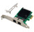 Dual PCIe 3.1 2.5GBase-T Network Adapter with Intel I225-V 2500/1000/100Mbps PCI Express Gigabit Ethernet NIC Card RJ45 LAN Controller for Windows 10/11 with Low Profile Bracket