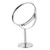 Mirror Vanity Makeup Mirror Two-Sided Swivel Vanity Mirror Magnification Makeup Standing Mirror Tabletop Vanity Mirror